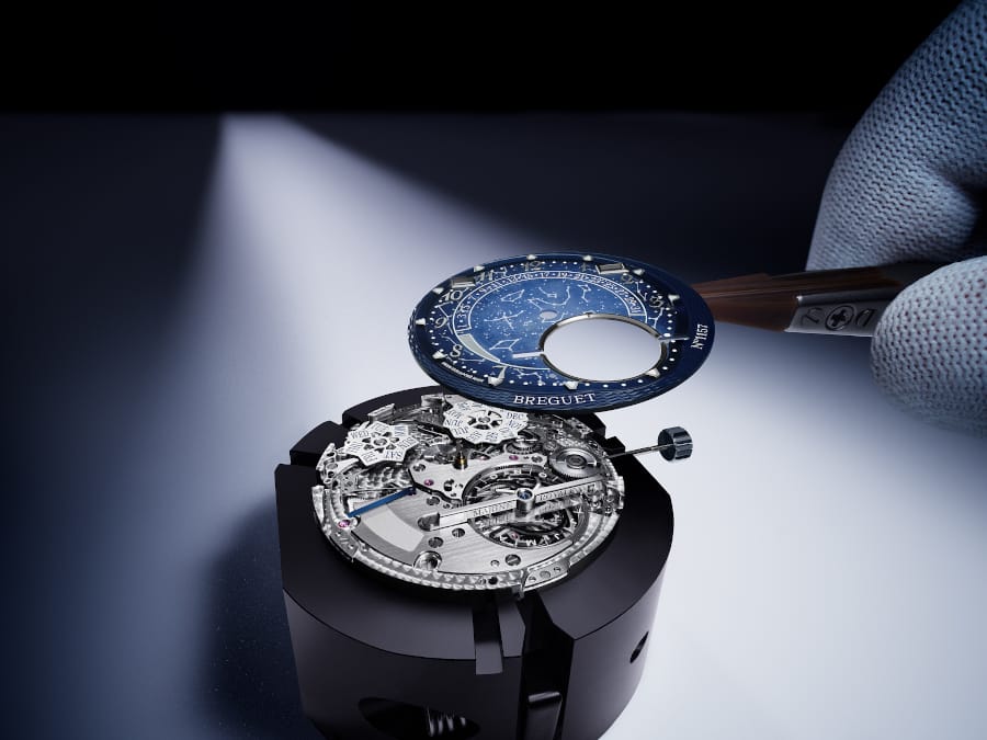 Breguet Marine Tourbillon 5887 platinum dial