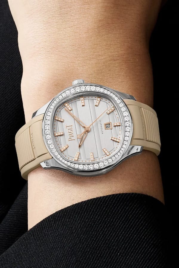 piaget polo signature date 36 diamonds