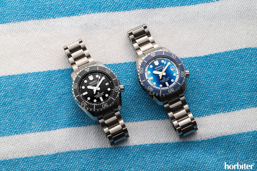 Seiko Prospex Marinemaster 300m HBF001 and HBF002