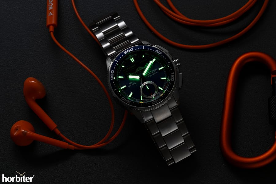 citizen promaster combination watch wave tracker jv3006-50l lume