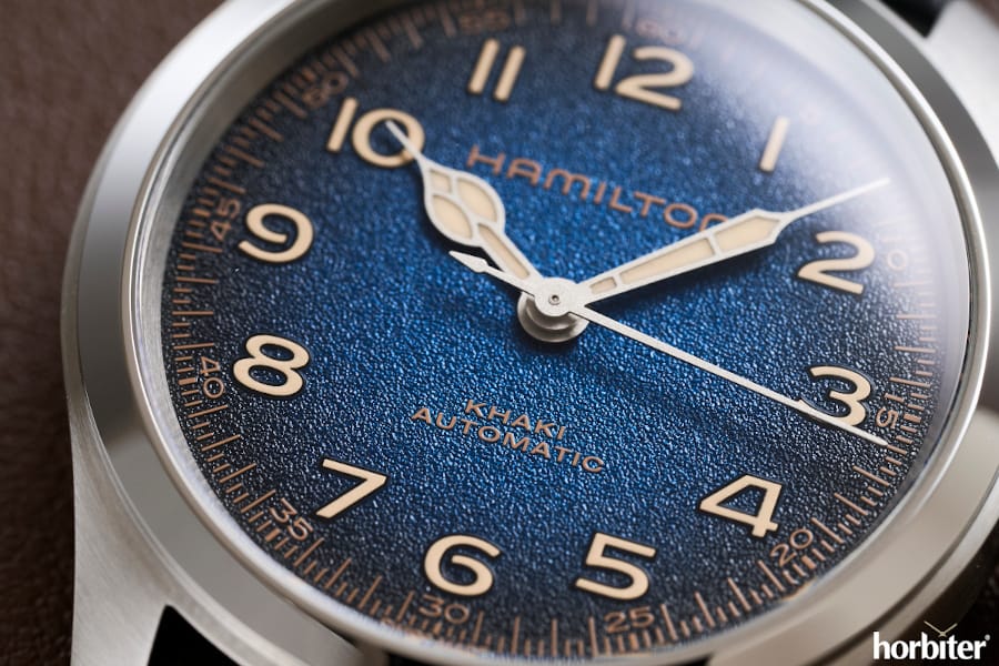 hamilton khaki field murph 38 blue 2