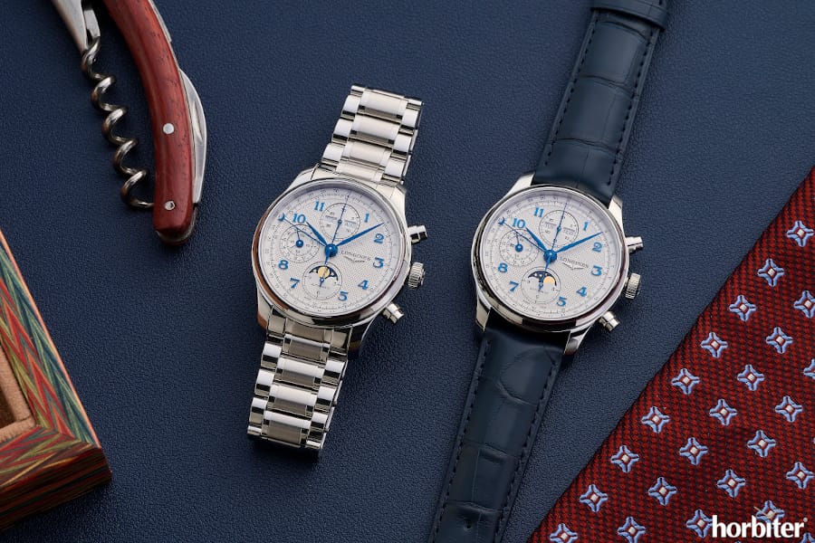 longines master collection moonphase chronograph 6