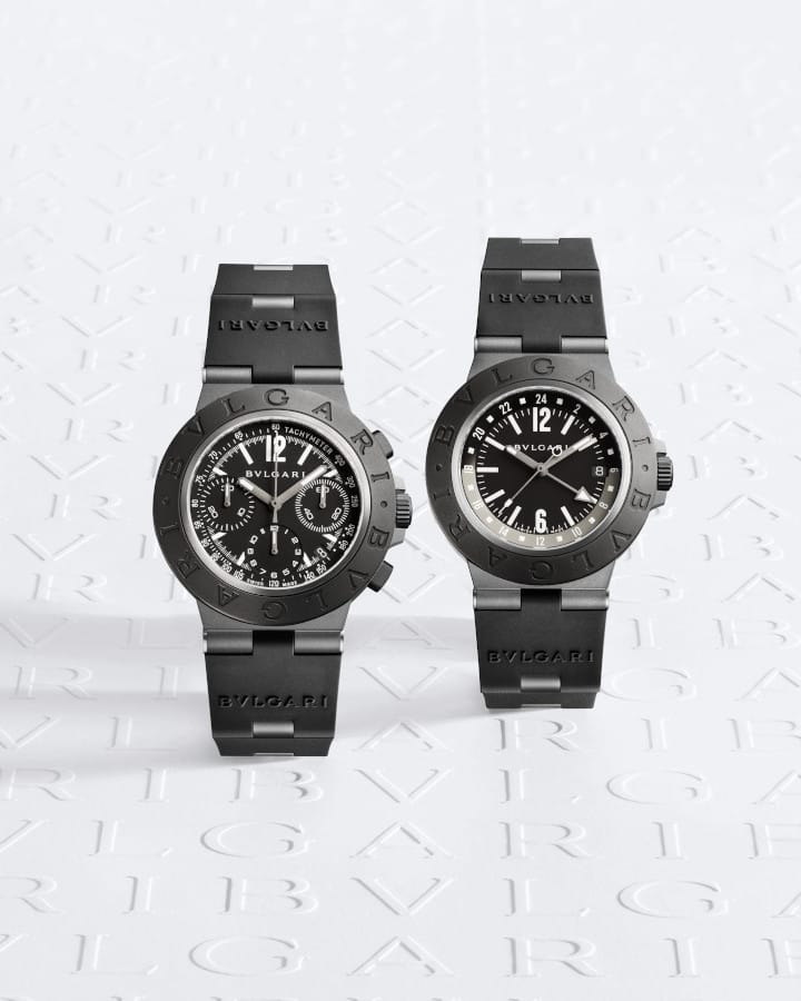 Bvlgari Bvlgari Titanio Chronograph 104299 and 104300