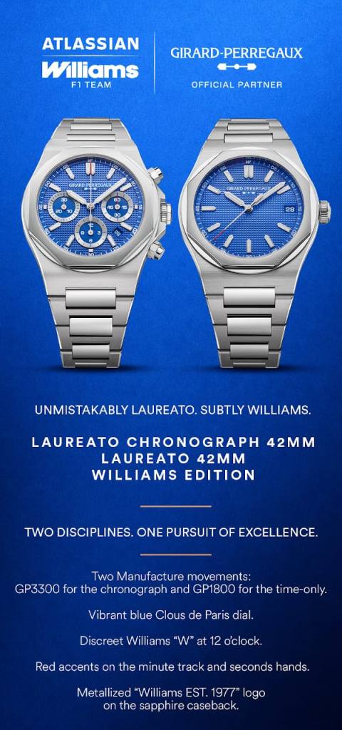 Girard Perregaux Williams F1 Team 1
