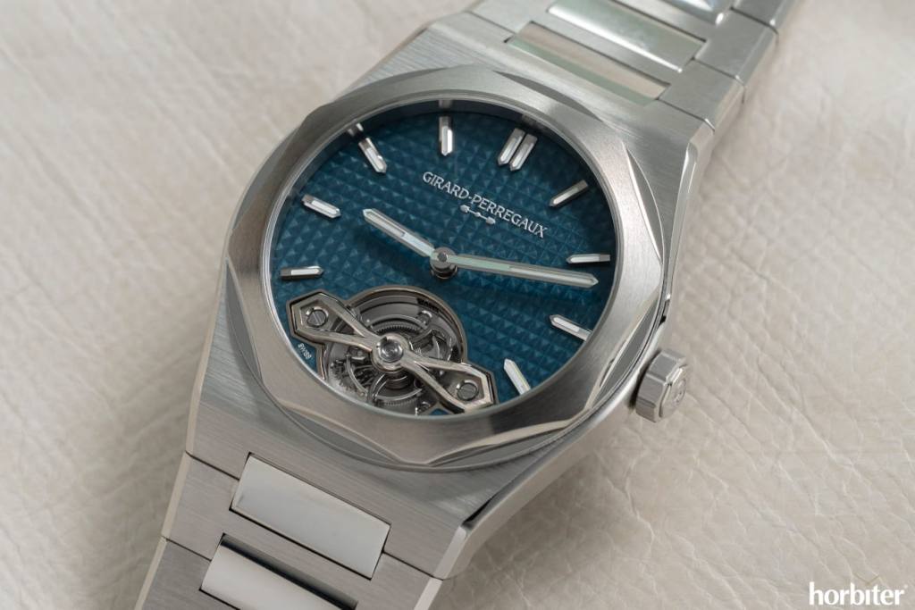 Girard-Perregaux presenta Laureato Fifty Tourbillon Micro-rotor 39