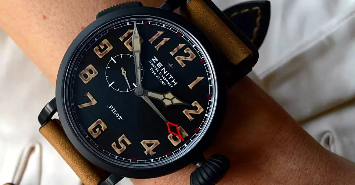 Zenith Pilot Montre d'Aèronef Type 20 GMT 1903 watch hands-on